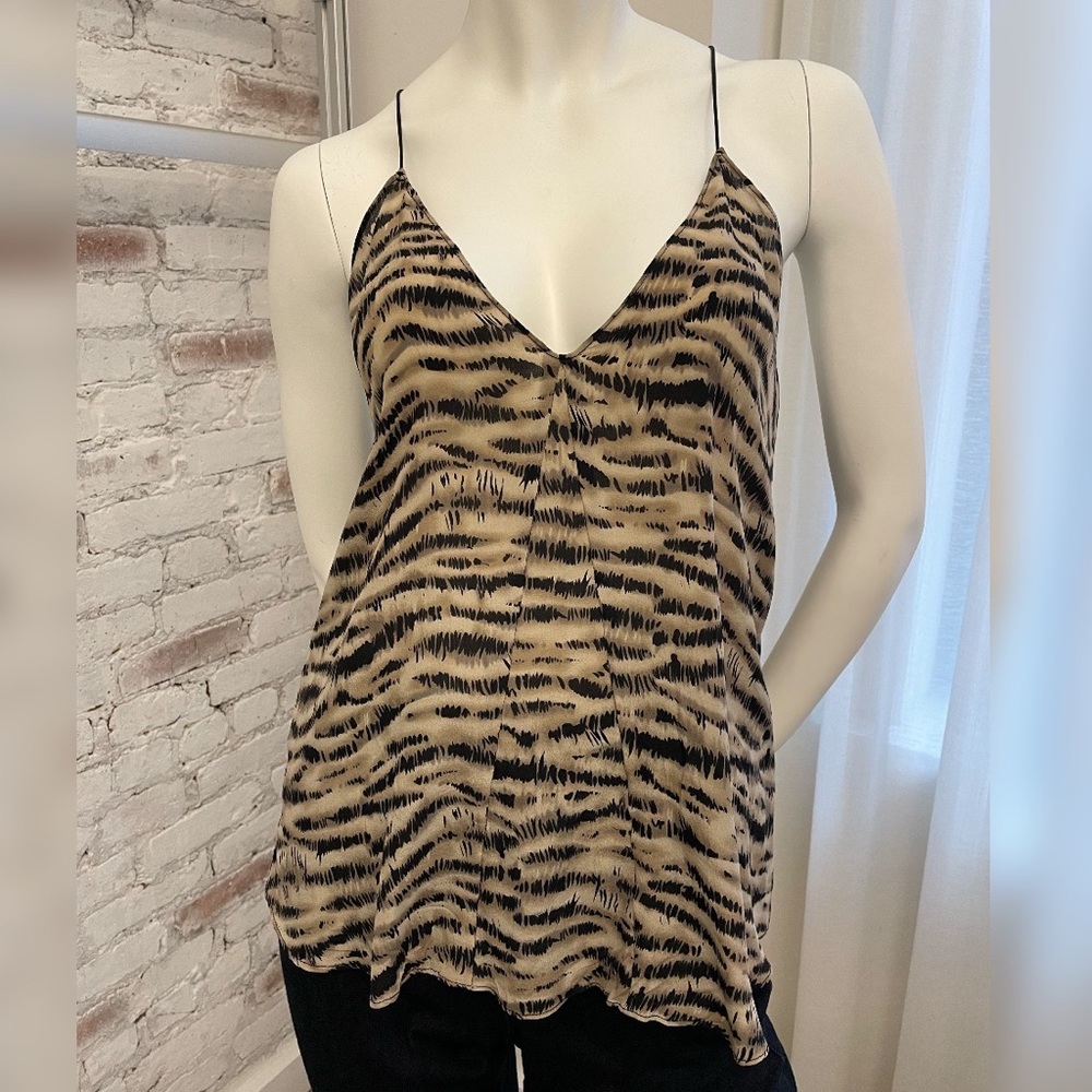 Reformation 100% Silk Animal Cami Size S